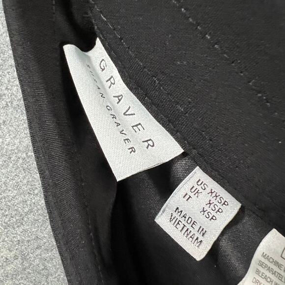 Susan Graver Petite LK Fusion Pull-On Crop Pant Black Petite XX-Small - Picture 3 of 8